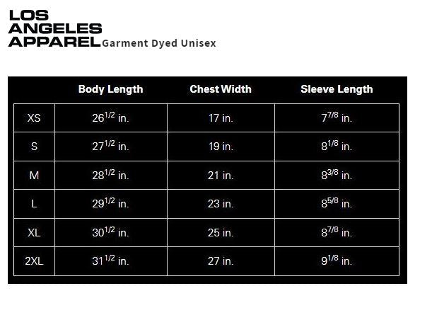 6.5OZ LA APPAREL GARMENT DYE CREW NECK T - SHIRT - Stonk Shark Co.