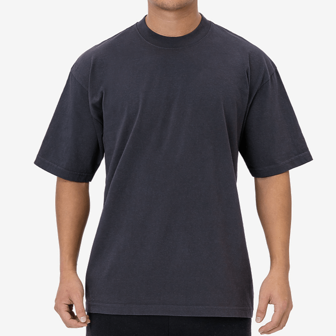 6.5OZ LA APPAREL GARMENT DYE CREW NECK T - SHIRT - Stonk Shark Co.