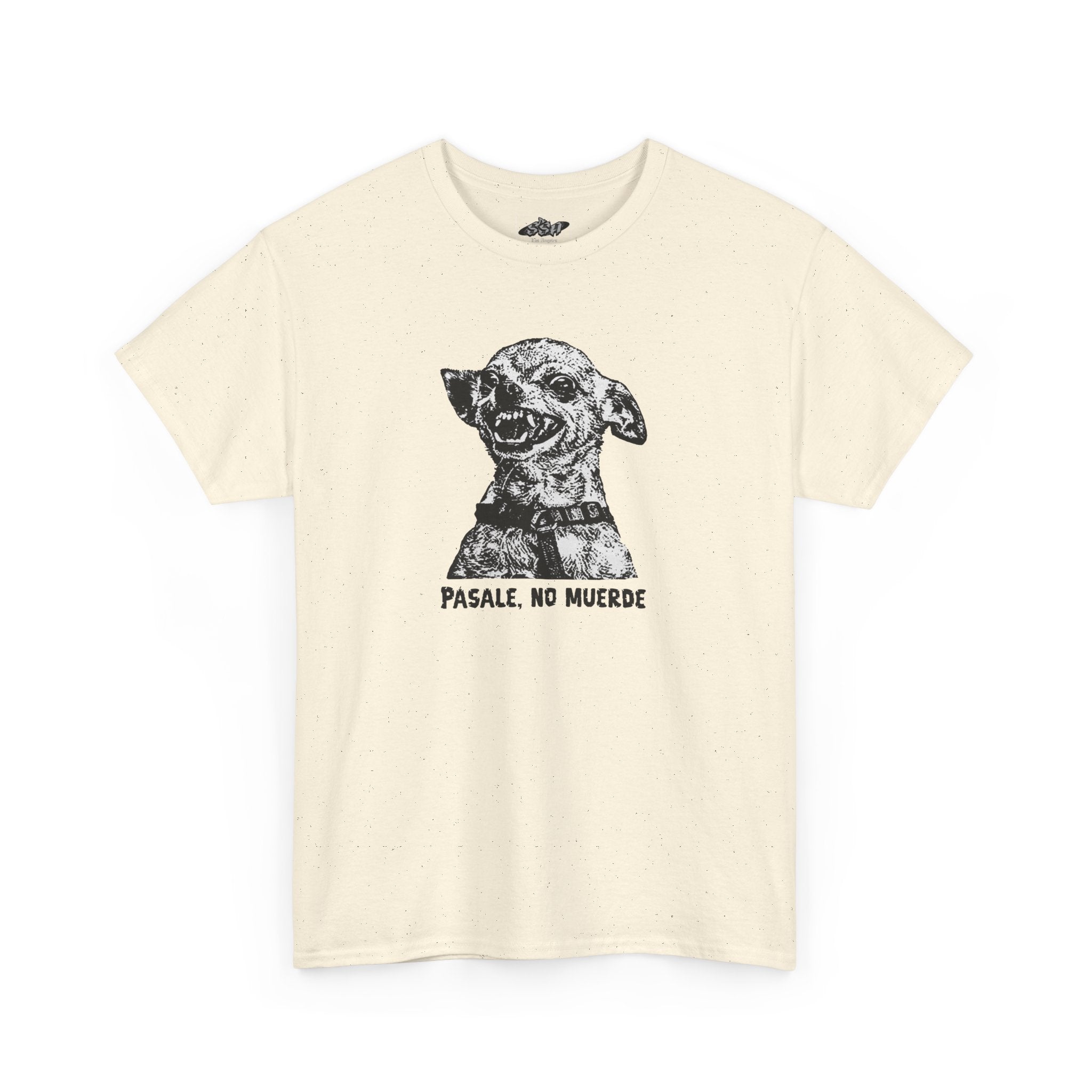Angry Chihuahua T-Shirt – "Pásale, No Muerde" Tee - Stonk Shark Co.