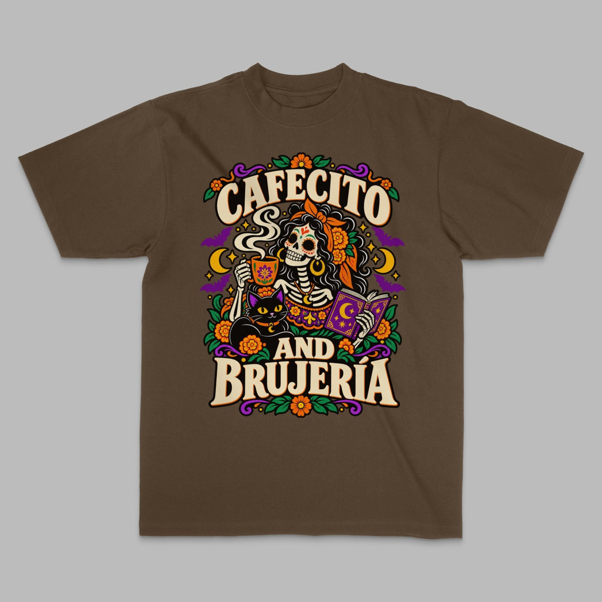 Cafecito and Brujería Tee - Stonk Shark Co.