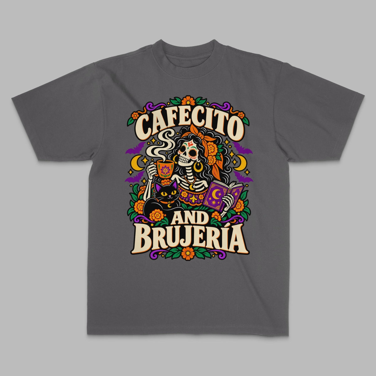 Cafecito and Brujería Tee - Stonk Shark Co.