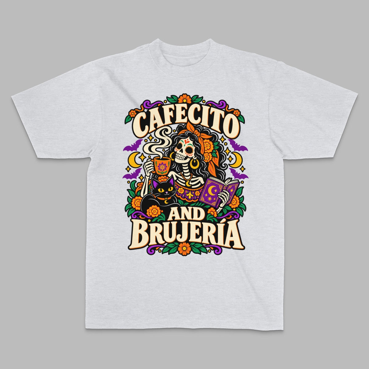 Cafecito and Brujería Tee - Stonk Shark Co.