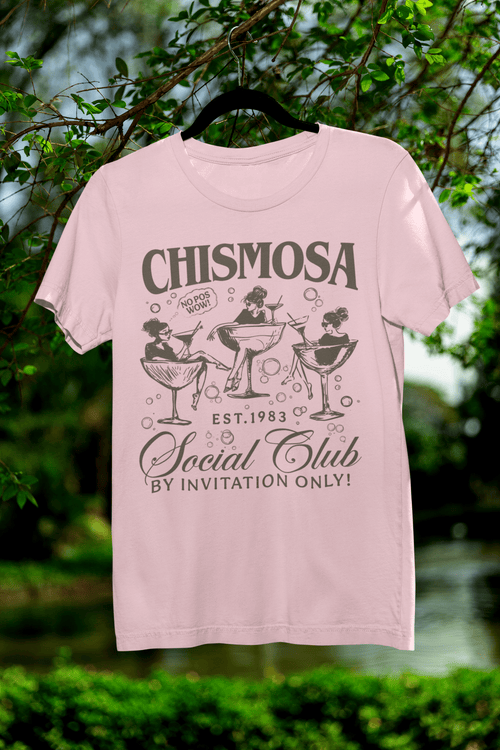 Chismosa Social Club T Shirt – Funny Vintage Vibe Tee - Stonk Shark Co.
