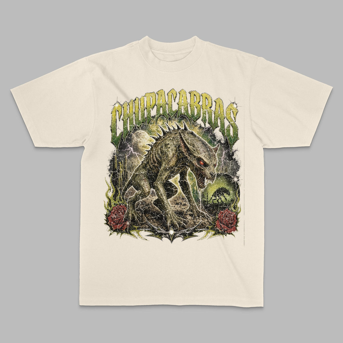 Chupacabra 90s Style T-Shirt - Stonk Shark Co.