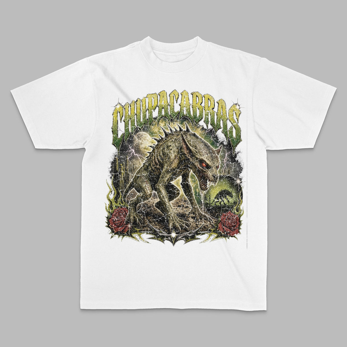 Chupacabra 90s Style T-Shirt - Stonk Shark Co.