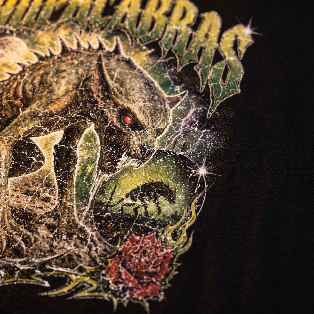 Chupacabra Graphic Tee — Close-up — LA Custom Prints