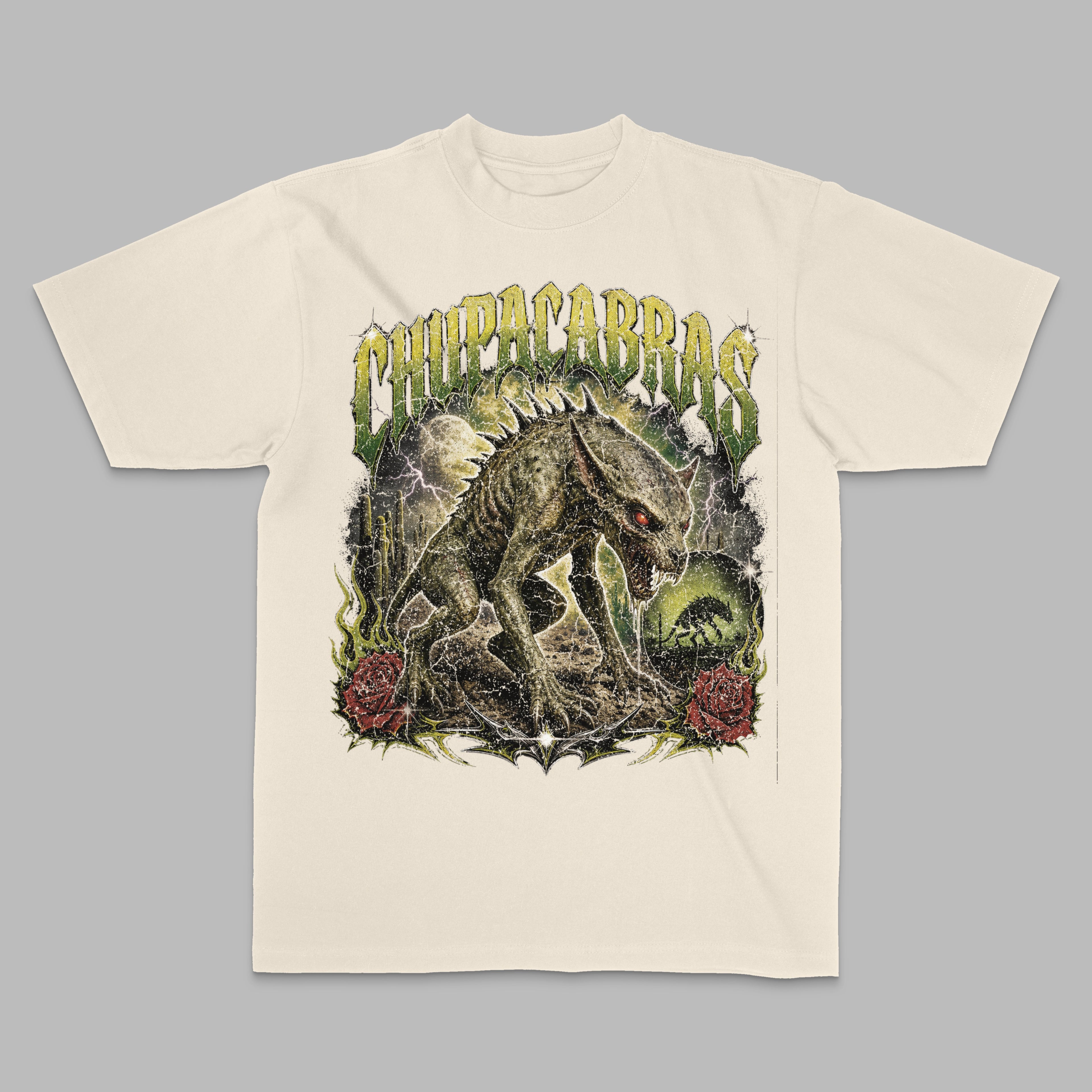 Chupacabra Graphic Tee — Natural T-Shirt — LA Custom Prints