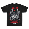Crime Pays in Las Vegas Skeleton Poker Graphic Tee - Stonk Shark Co.