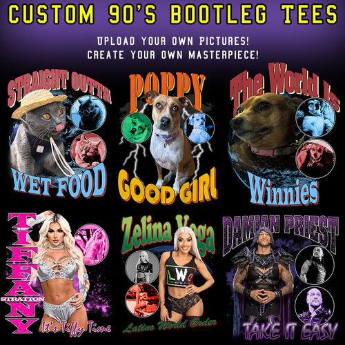 CUSTOM 90's STYLE VINTAGE RAP TEE - Stonk Shark Co.