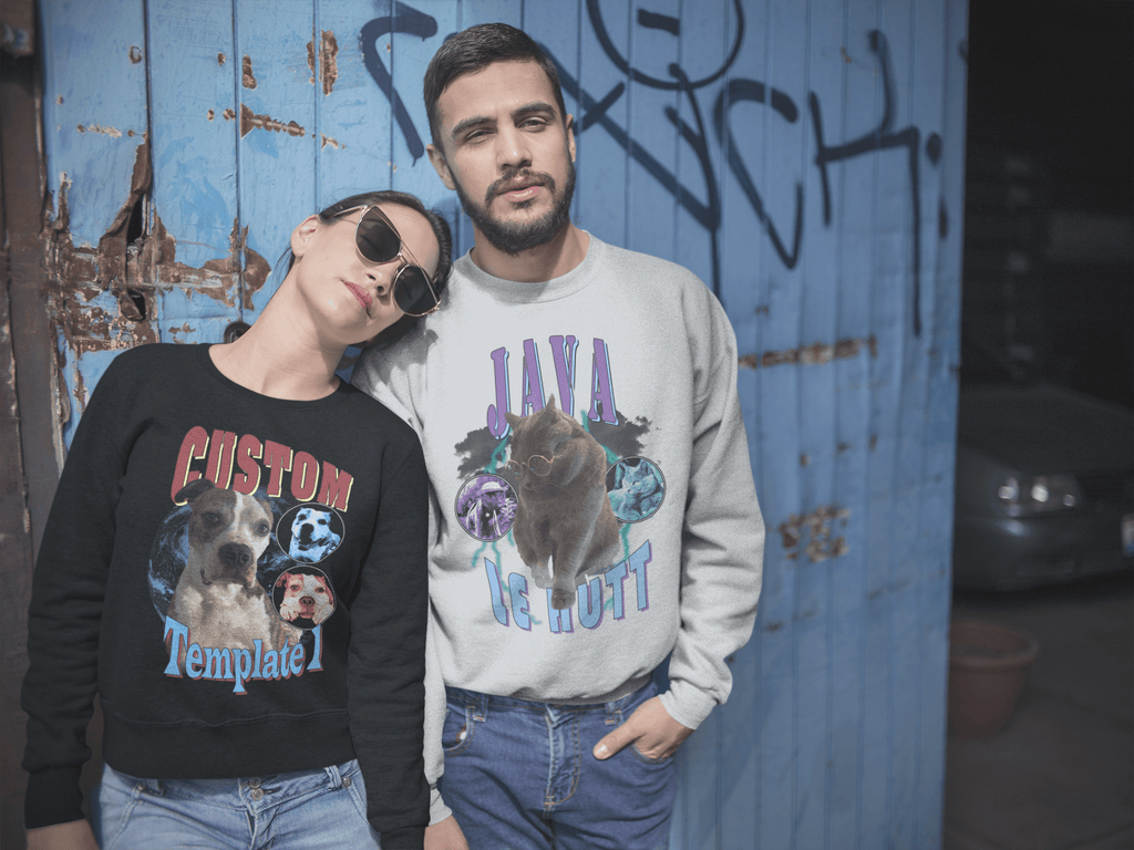 CUSTOM 90's STYLE VINTAGE RAP TEE - Stonk Shark Co.