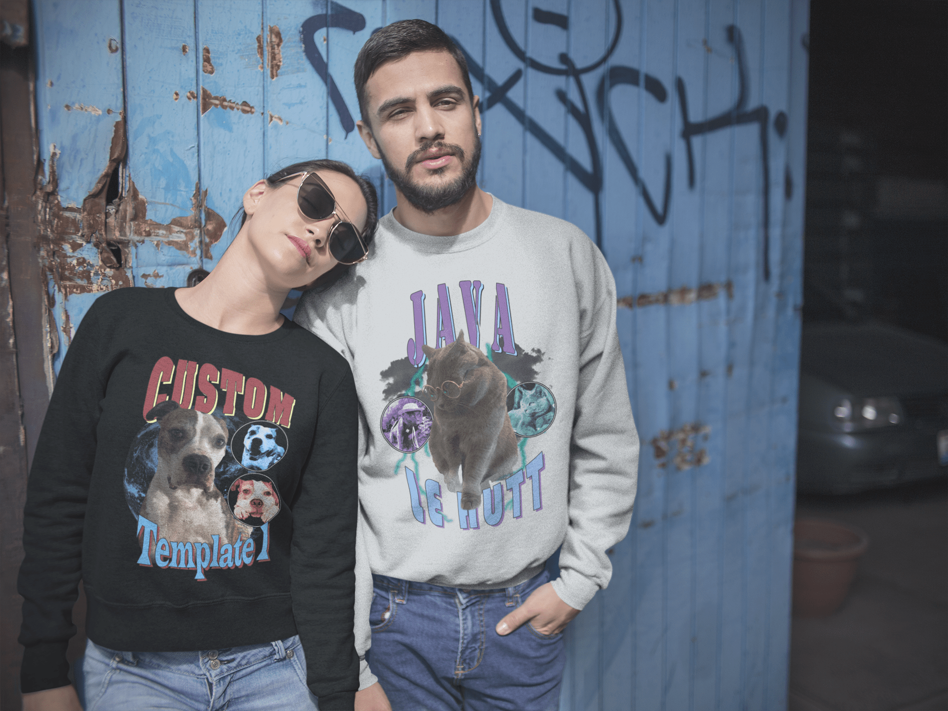 CUSTOM 90's STYLE VINTAGE RAP TEE - Stonk Shark Co.