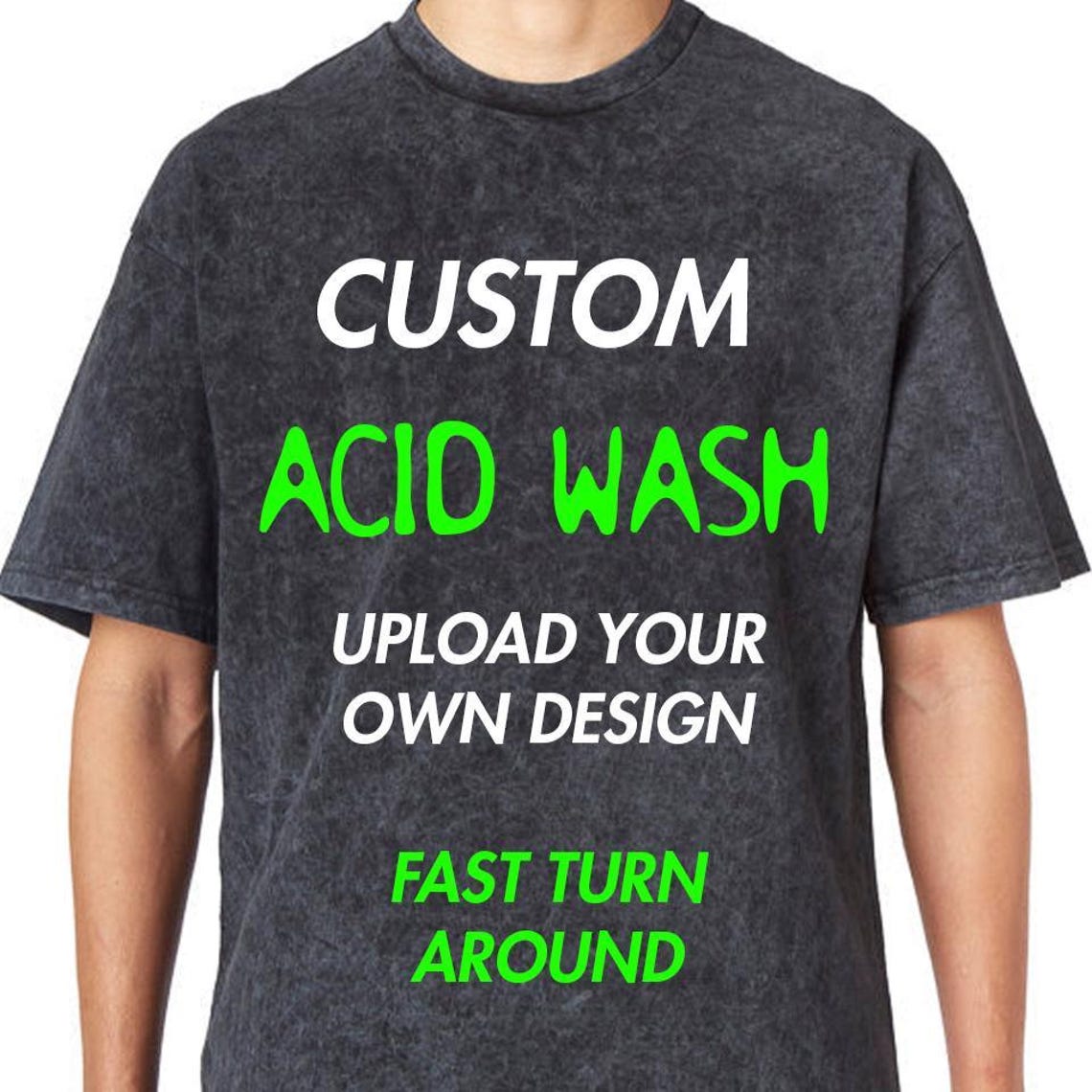 Custom Acid Wash Shirt - Stonk Shark Co.