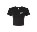Custom American Apparel | Baby Rib Fitted Cropped Tee - Stonk Shark Co.