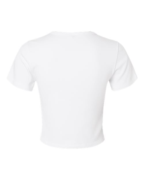 Custom American Apparel | Baby Rib Fitted Cropped Tee - Stonk Shark Co.