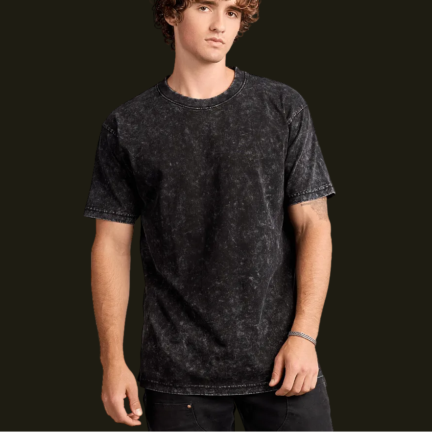 Custom Mineral Wash Shirt – Upload Your Design - Stonk Shark Co.