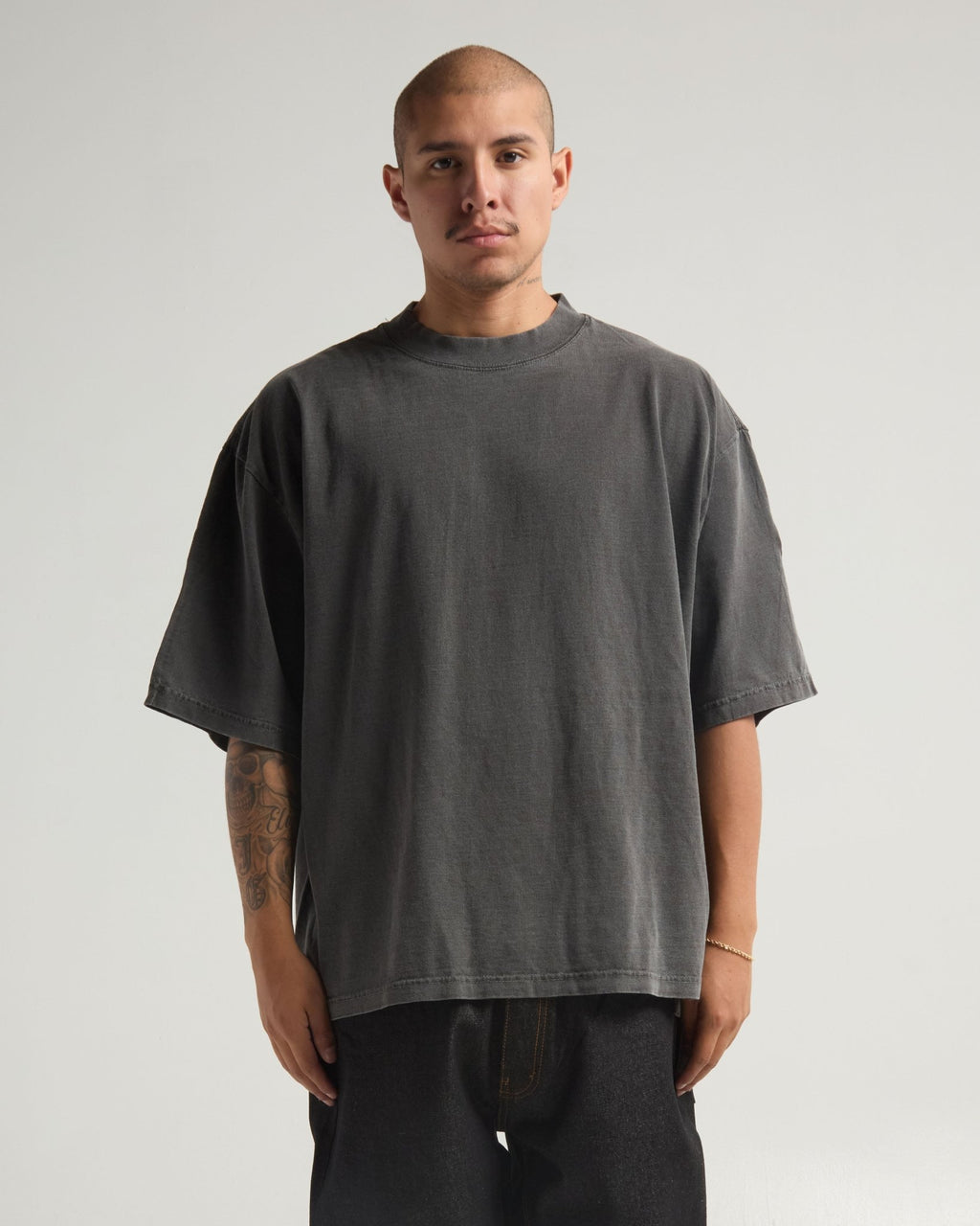 Custom Shaka Wear | Garment Dye Drop Shoulder Tee - Stonk Shark Co.