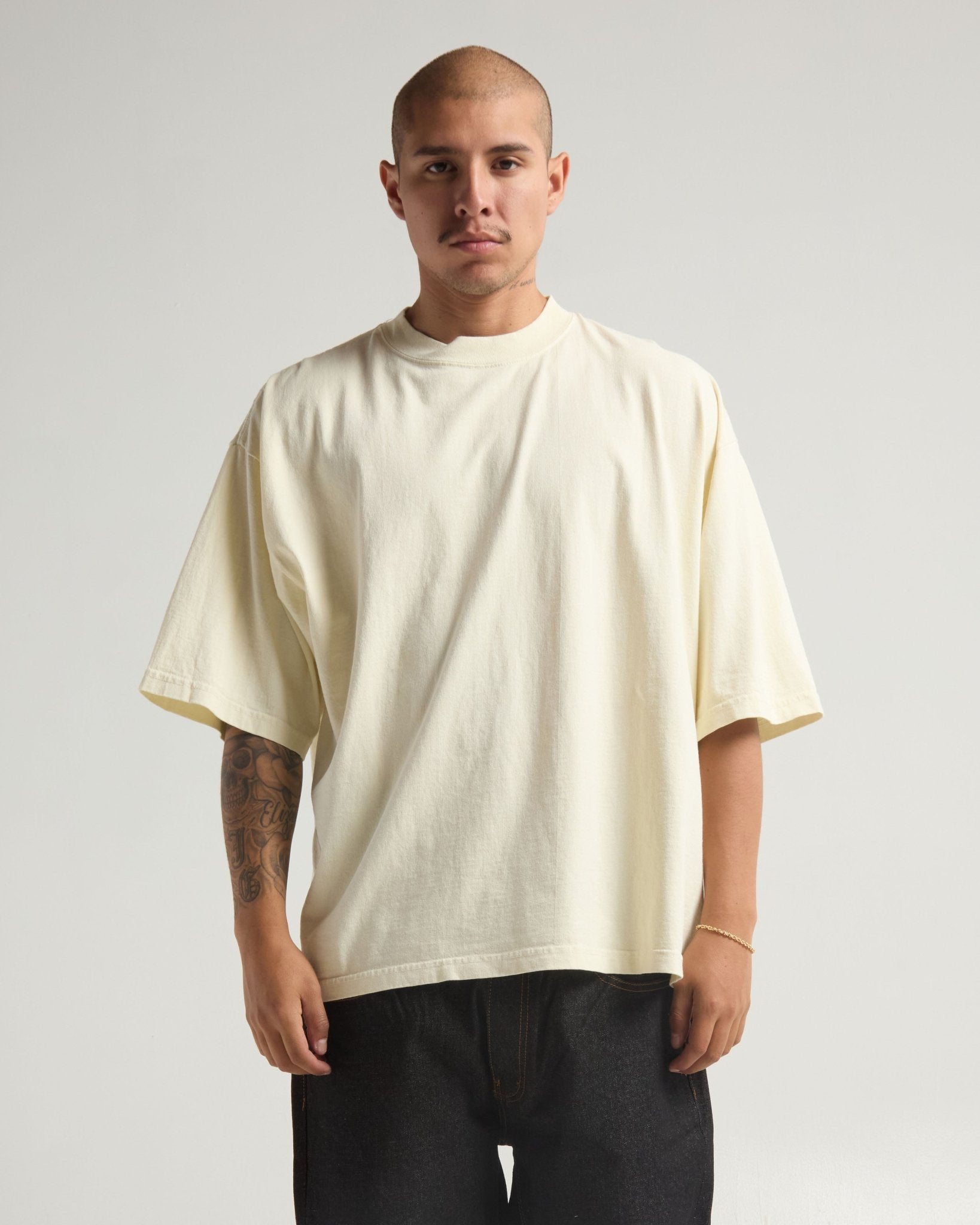 Custom Shaka Wear | Garment Dye Drop Shoulder Tee - Stonk Shark Co.
