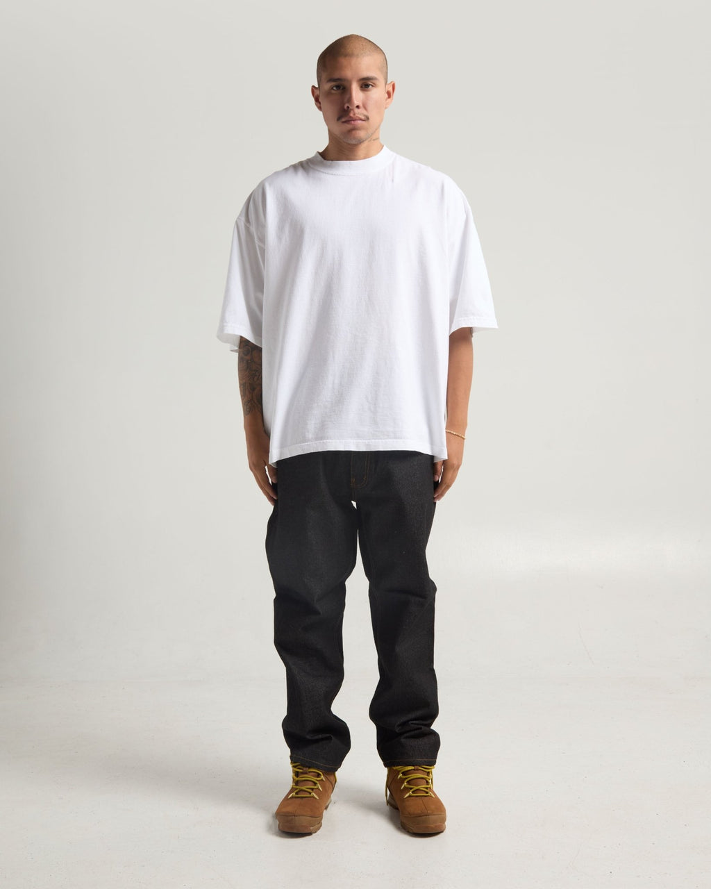 Custom Shaka Wear | Garment Dye Drop Shoulder Tee - Stonk Shark Co.