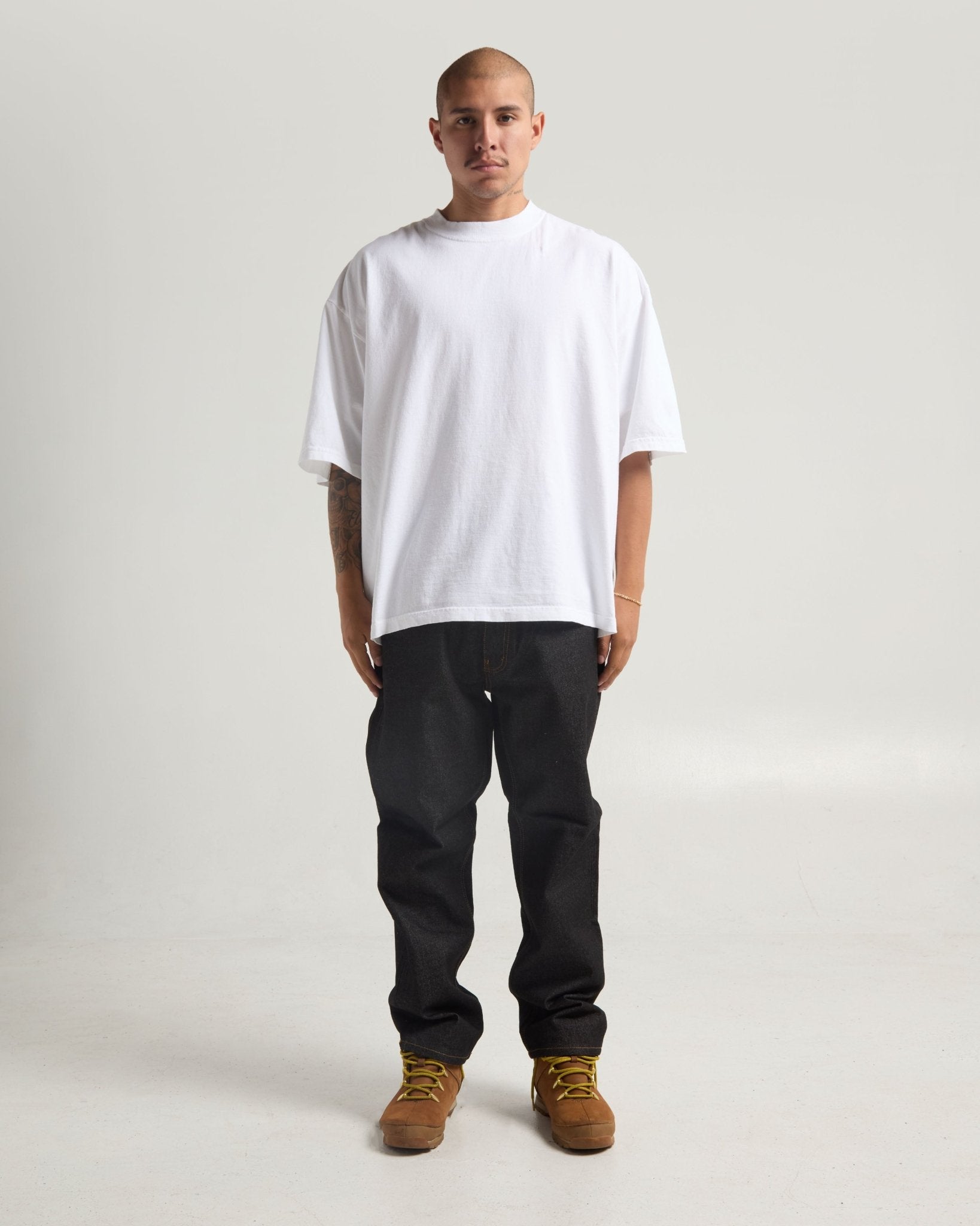 Custom Shaka Wear | Garment Dye Drop Shoulder Tee - Stonk Shark Co.