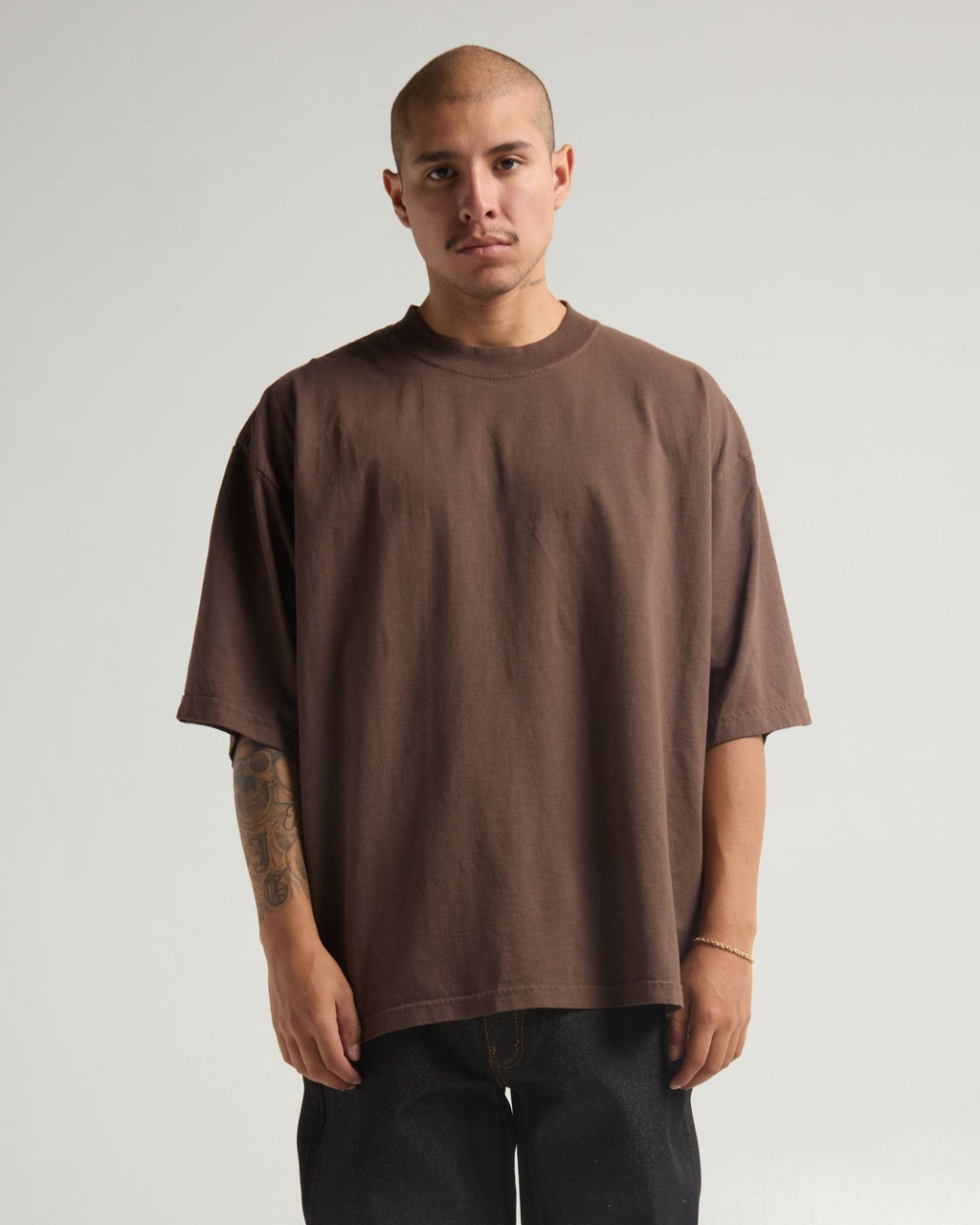 Custom Shaka Wear | Garment Dye Drop Shoulder Tee - Stonk Shark Co.