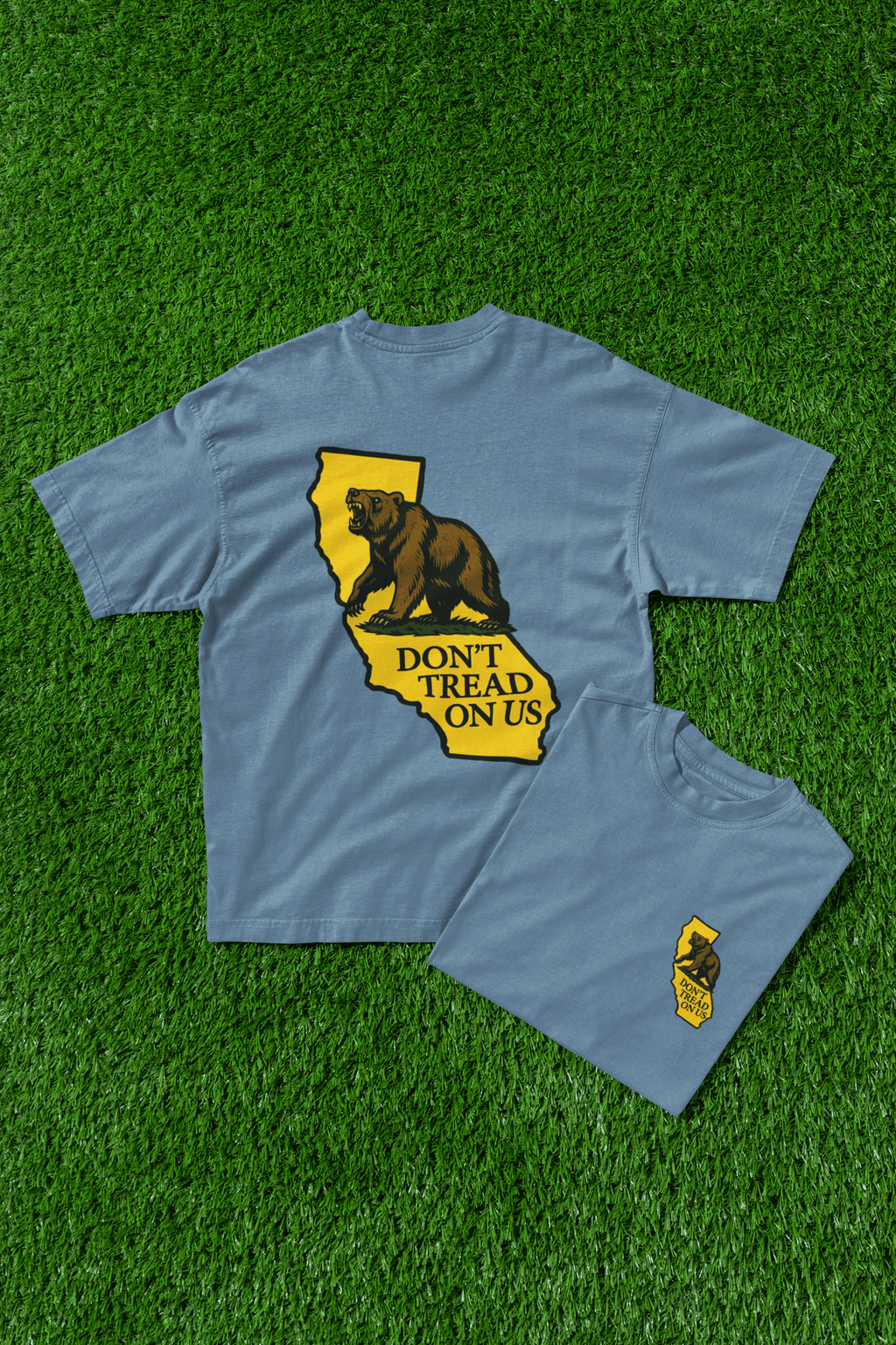 Don't Tread On Us California Bear Tee – Protest Streetwear - Stonk Shark Co.