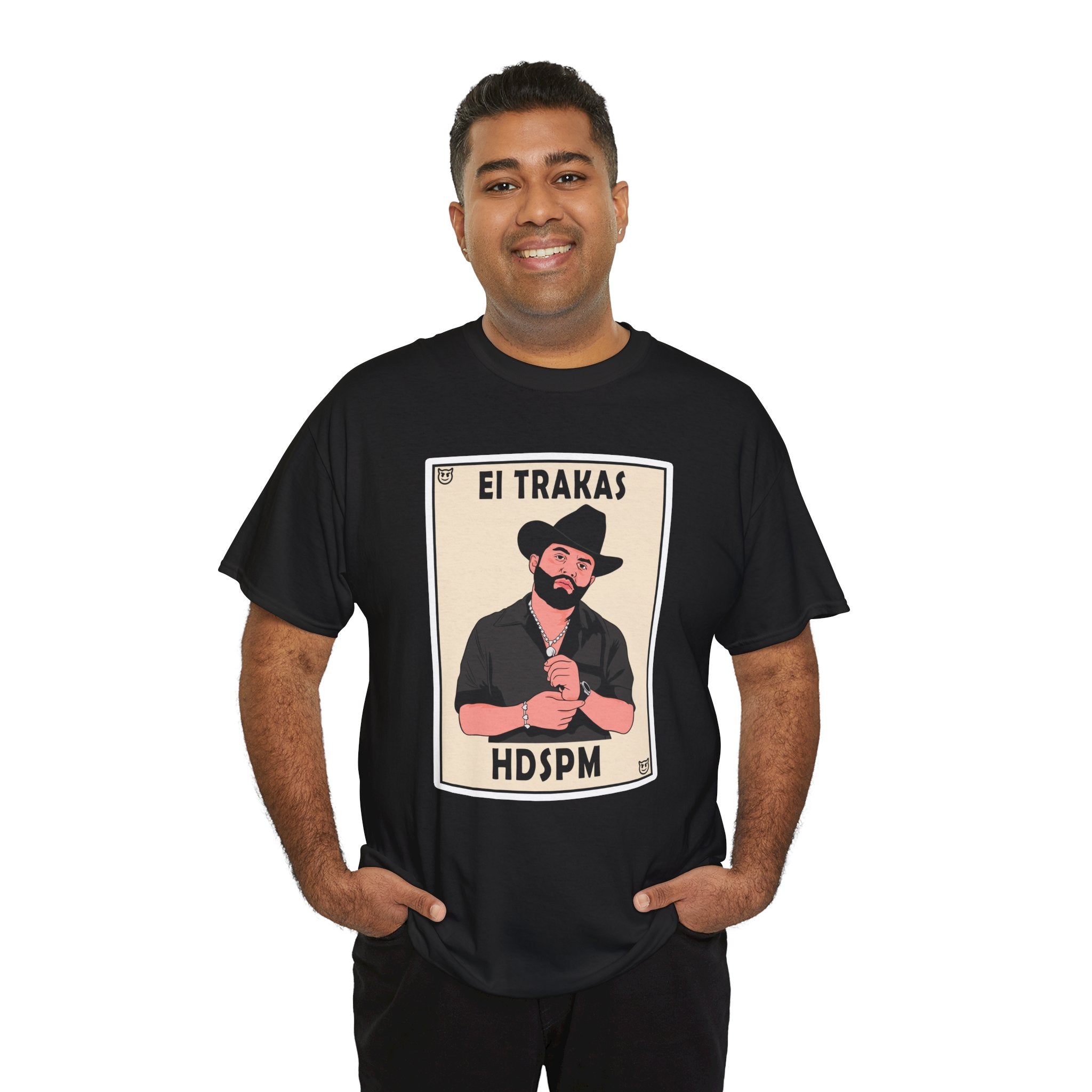 El Trakas Lotería Style T-Shirt – HDSPM Tee - Stonk Shark Co.