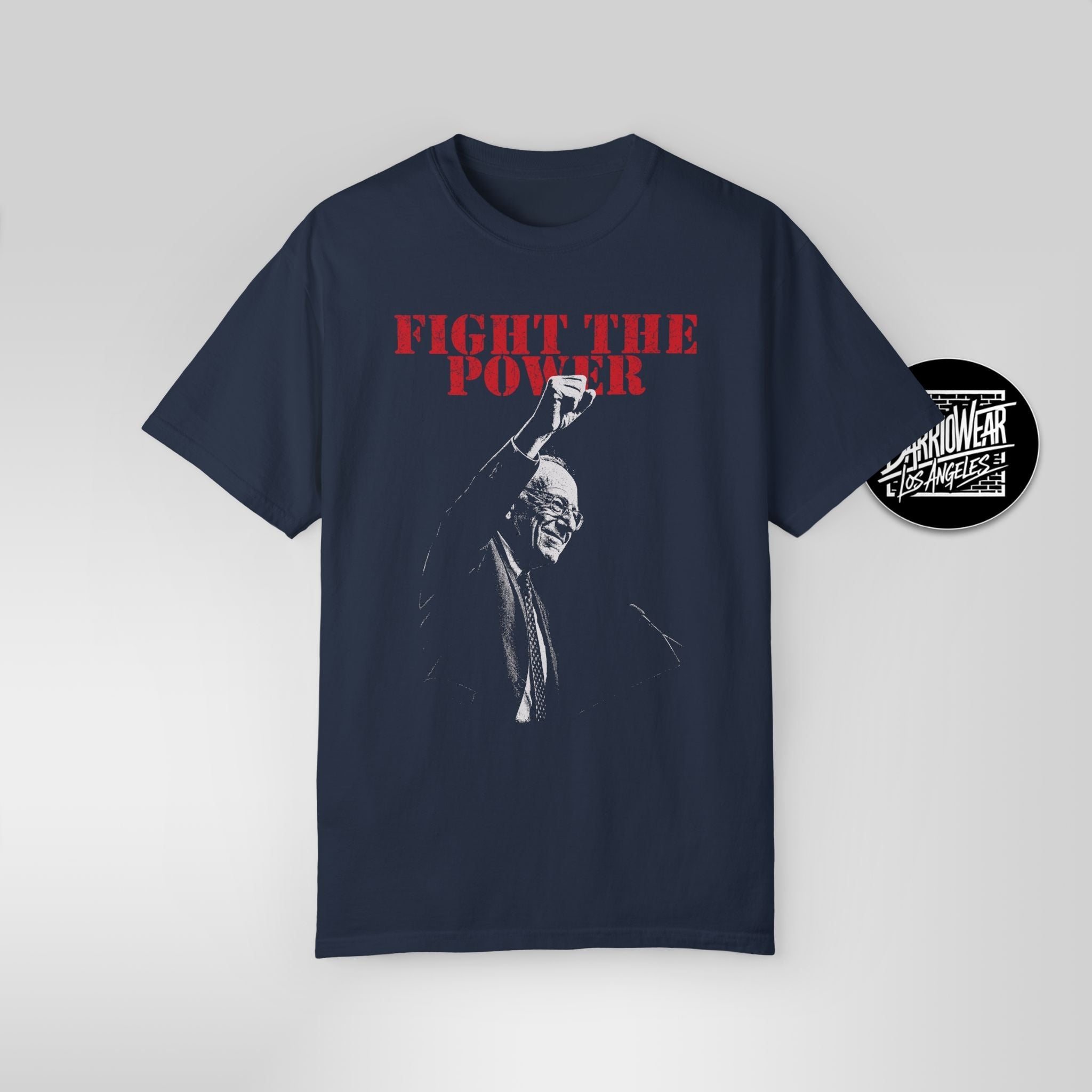 Fight The Power Resist Bernie T-shirt - Punk Rock Style Empowerment & Activism Wear - Stonk Shark Co.