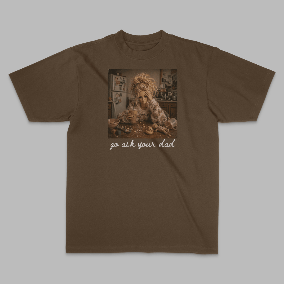Go Ask Your Dad Graphic Tee - Stonk Shark Co.
