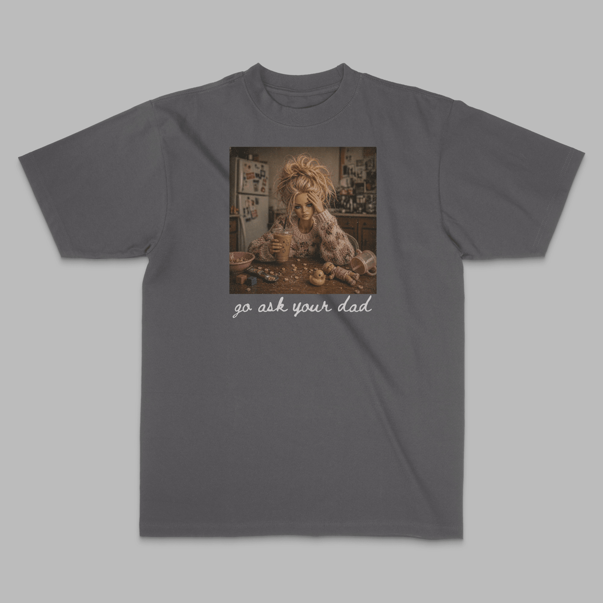 Go Ask Your Dad Graphic Tee - Stonk Shark Co.