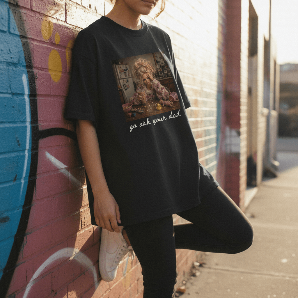 Go Ask Your Dad Graphic Tee - Stonk Shark Co.
