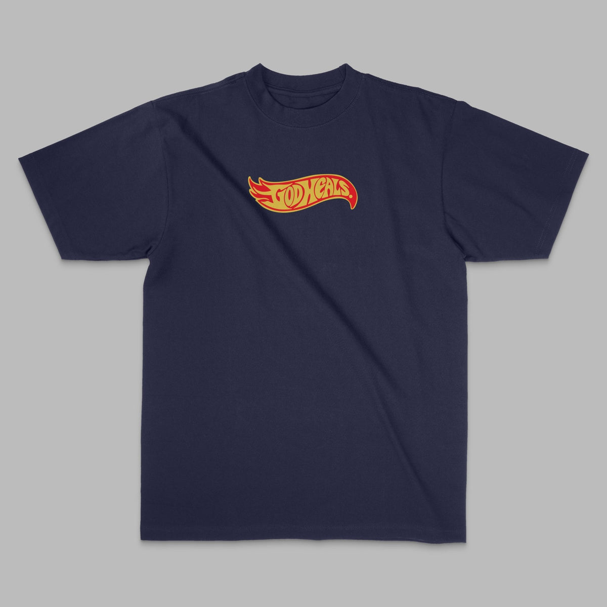 God Heals Flame T-Shirt Los Angeles - Stonk Shark Co.