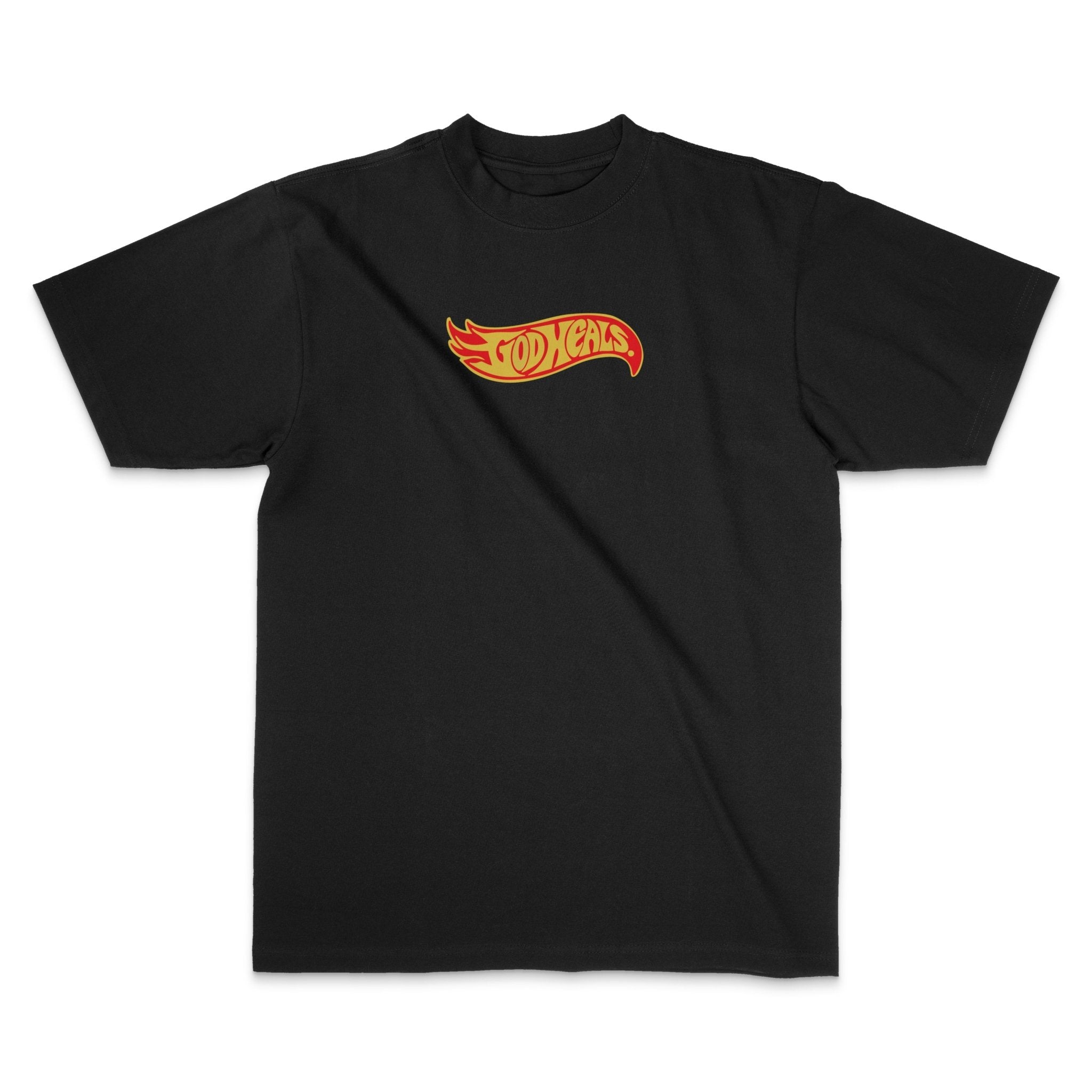 God Heals Flame T-Shirt Los Angeles - Stonk Shark Co.