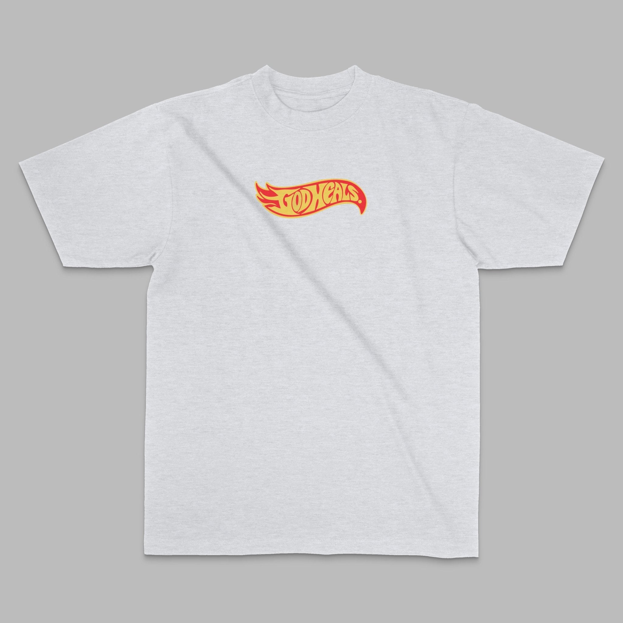God Heals Flame T-Shirt Los Angeles - Stonk Shark Co.