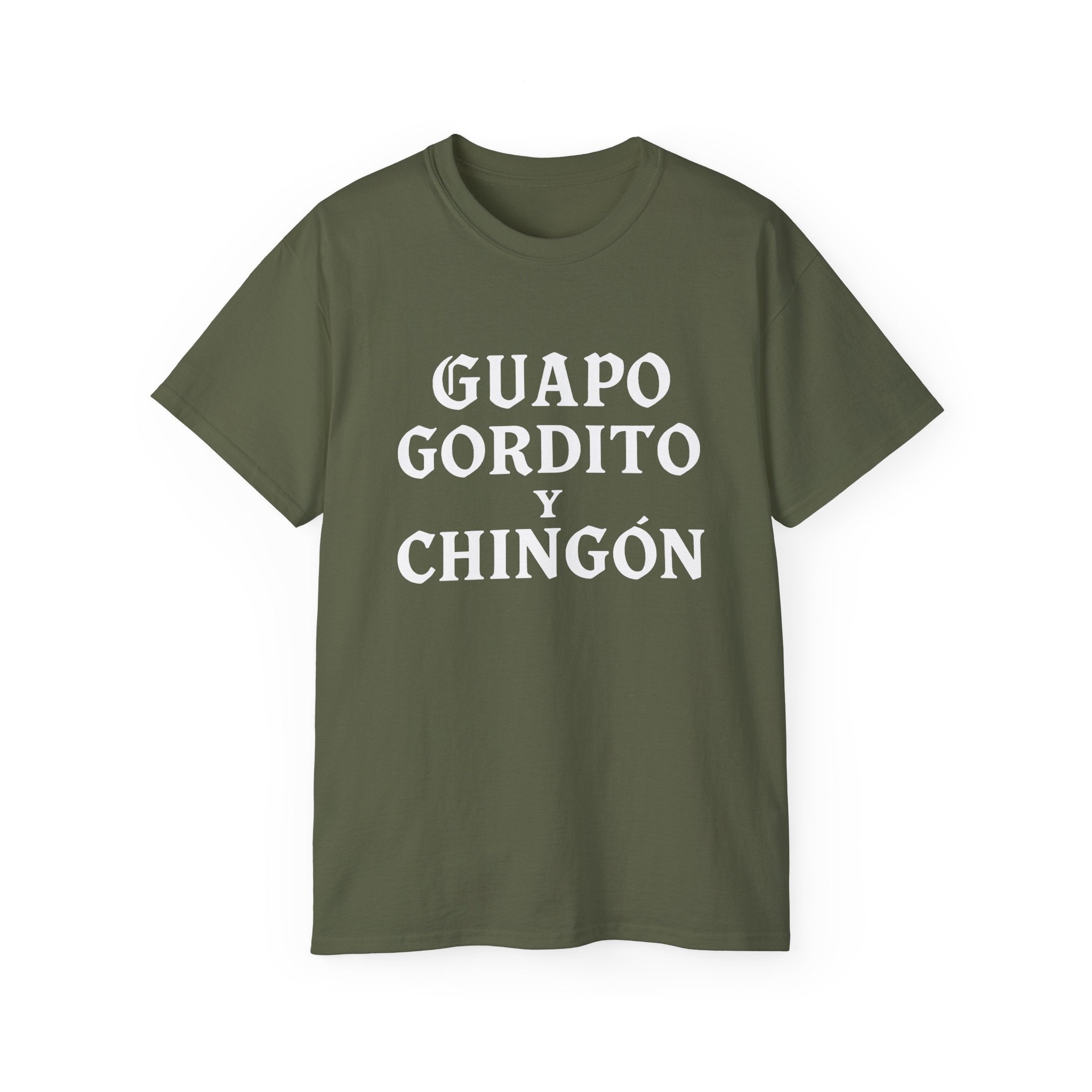 Guapo Gordito y Chingón T-Shirt – Chicano Style Latino Funny Tee - Stonk Shark Co.