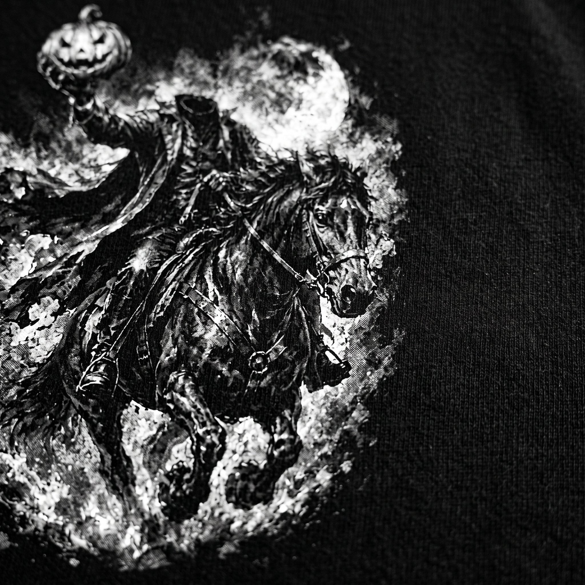 Headless Horseman Halloween Graphic Tee - Stonk Shark Co.