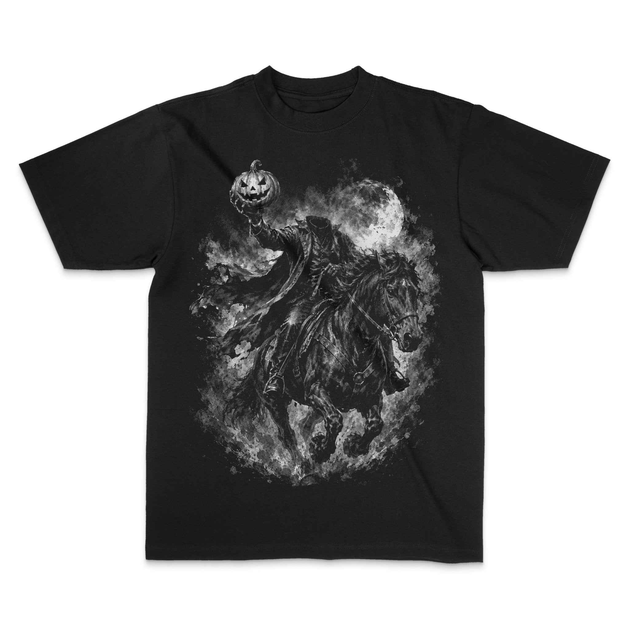Headless Horseman Halloween Graphic Tee - Stonk Shark Co.