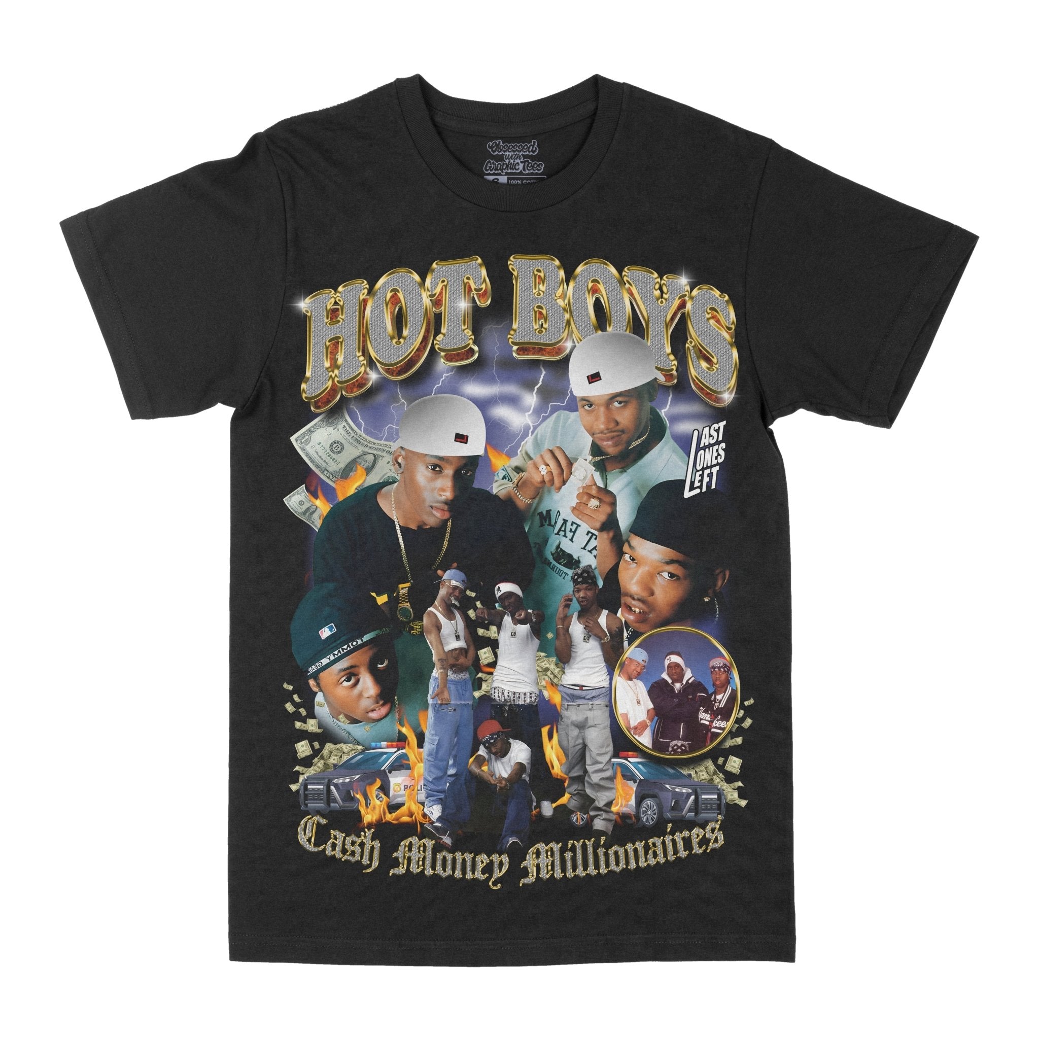 Hot Boys "Cash Money Millionaires" Graphic Tee - Stonk Shark Co.