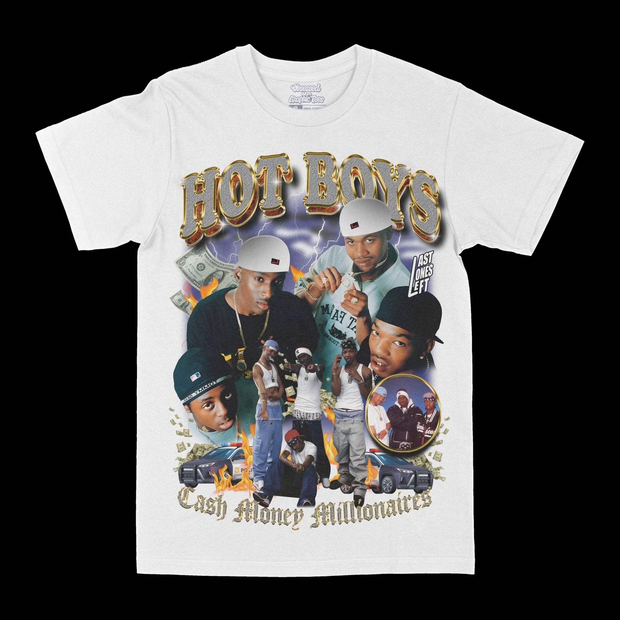 Hot Boys "Cash Money Millionaires" Graphic Tee - Stonk Shark Co.