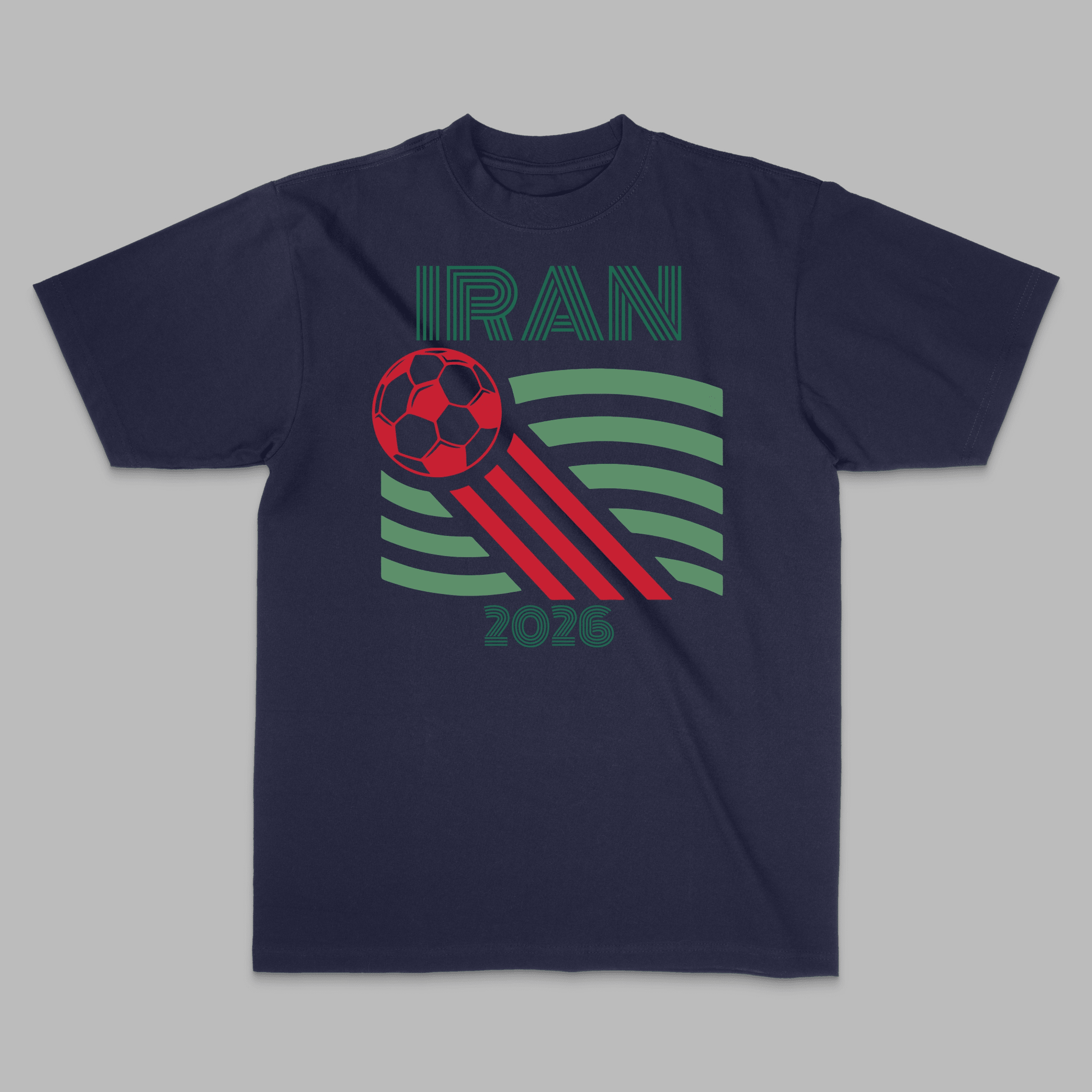 Iran 2026 World Soccer Graphic Tee - Stonk Shark Co.