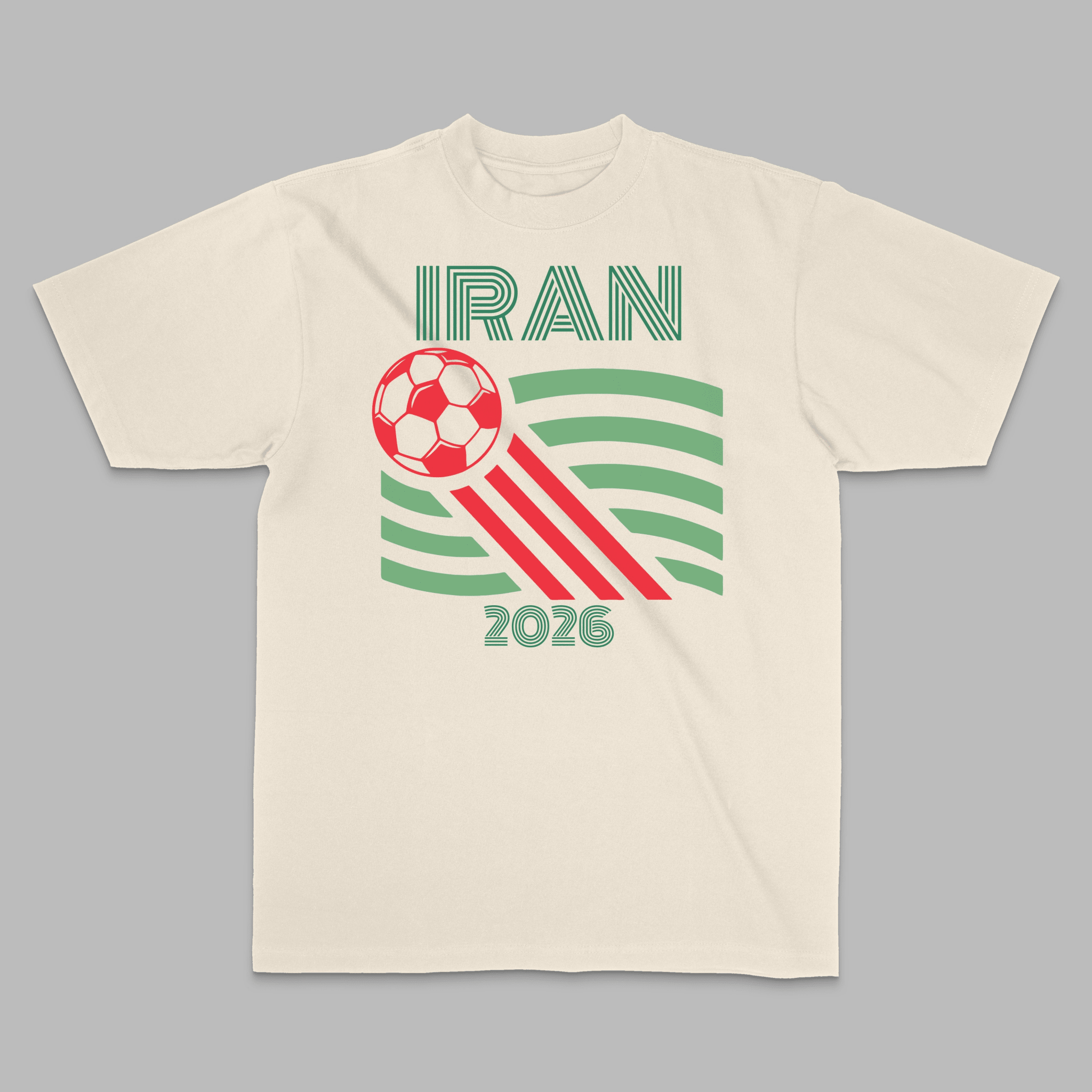 Iran 2026 World Soccer Graphic Tee - Stonk Shark Co.