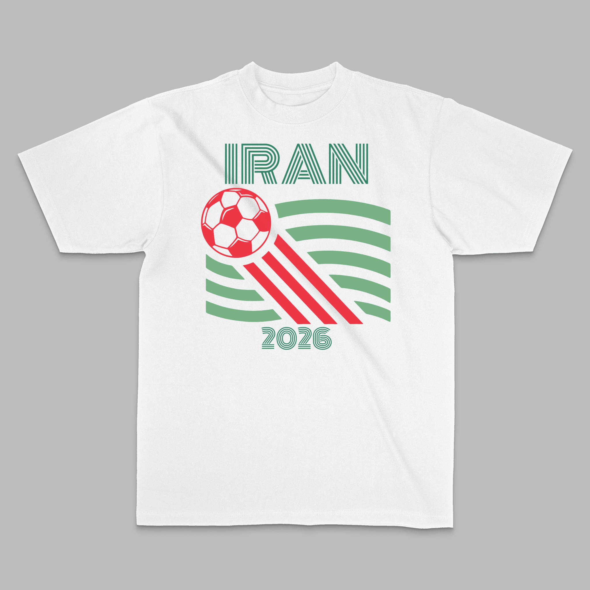 Iran 2026 World Soccer Graphic Tee - Stonk Shark Co.