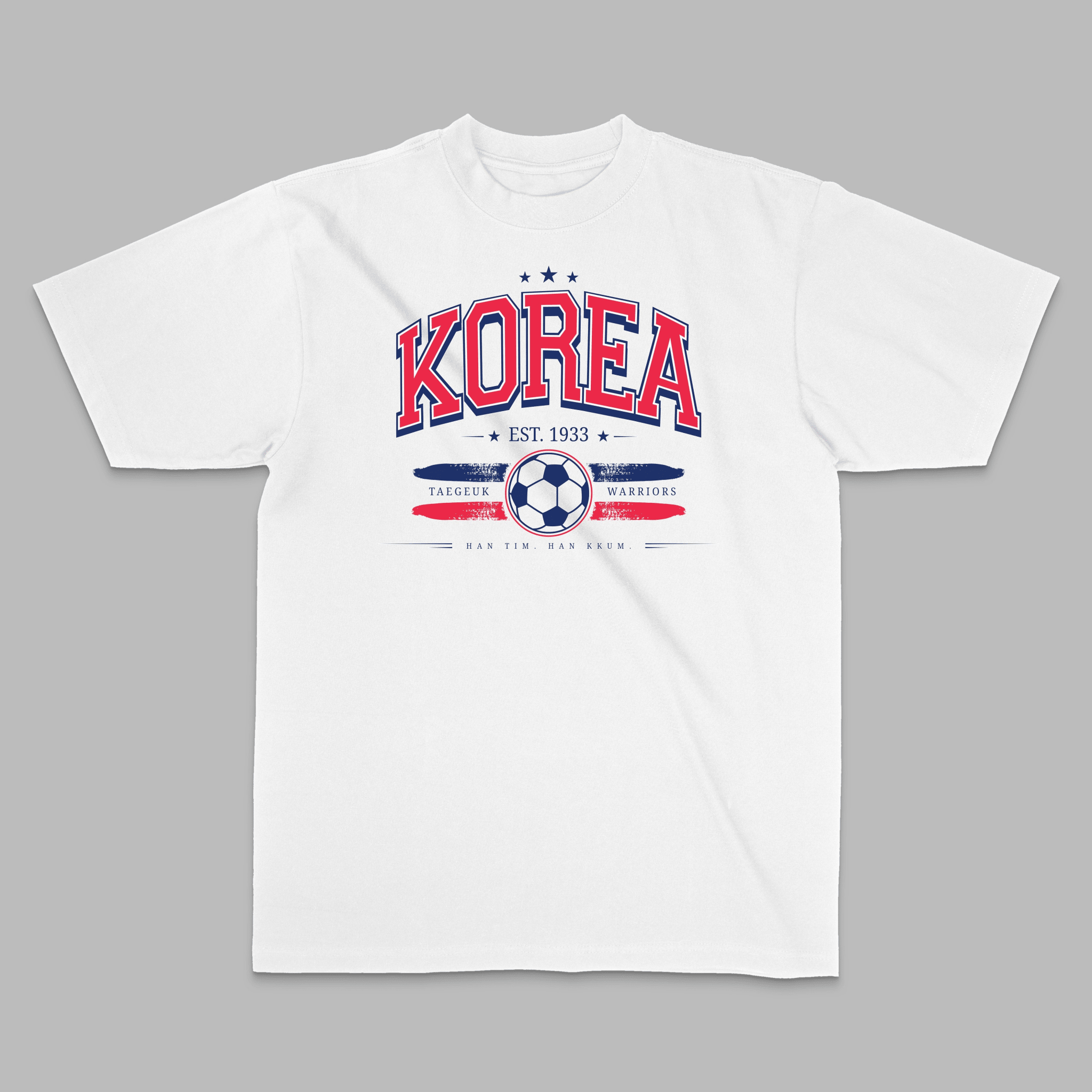 Korea 2026 Taegeuk Warriors Soccer Graphic Tee - Stonk Shark Co.