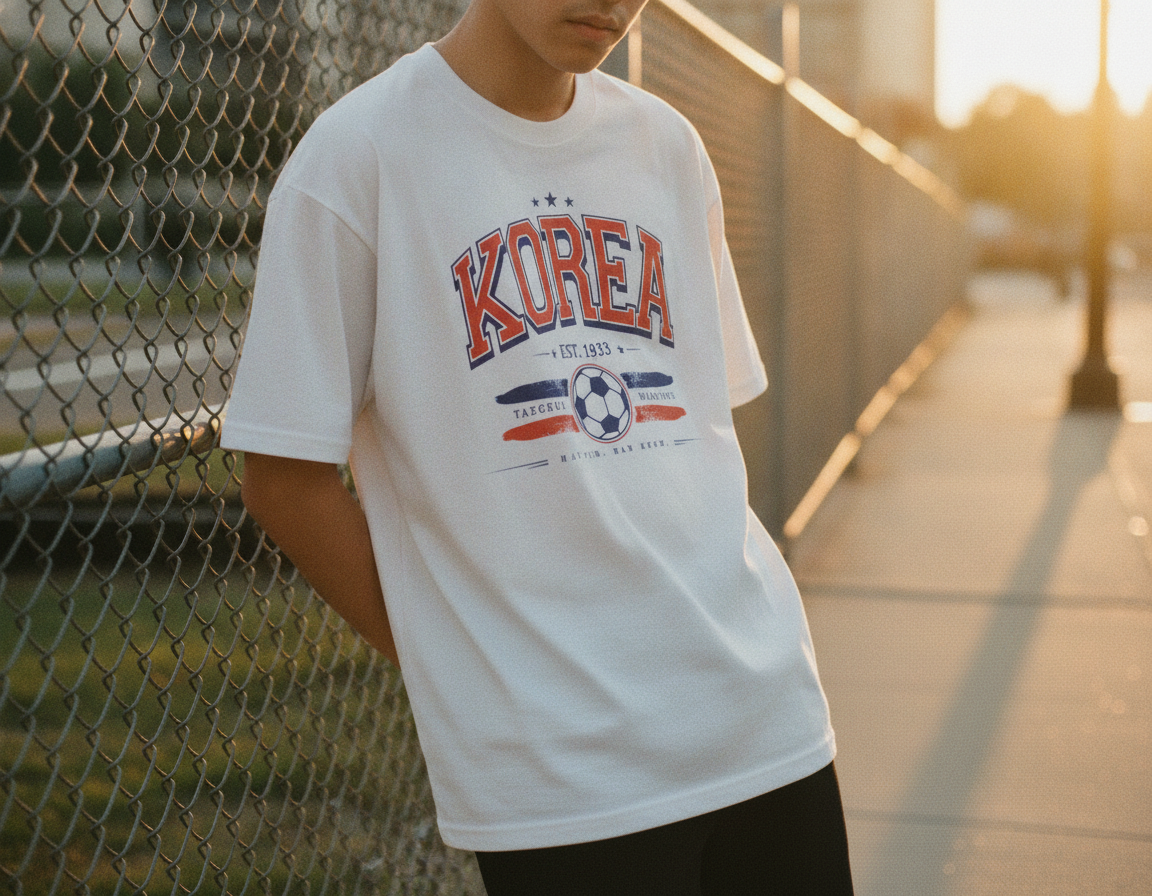 Korea Taegeuk Warriors Soccer Graphic Tee — Hero shot