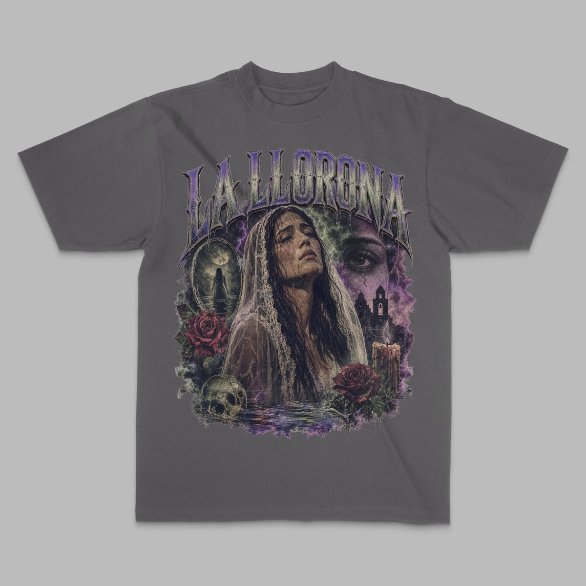 La Llorona Gothic Folklore T-Shirt - Stonk Shark Co.