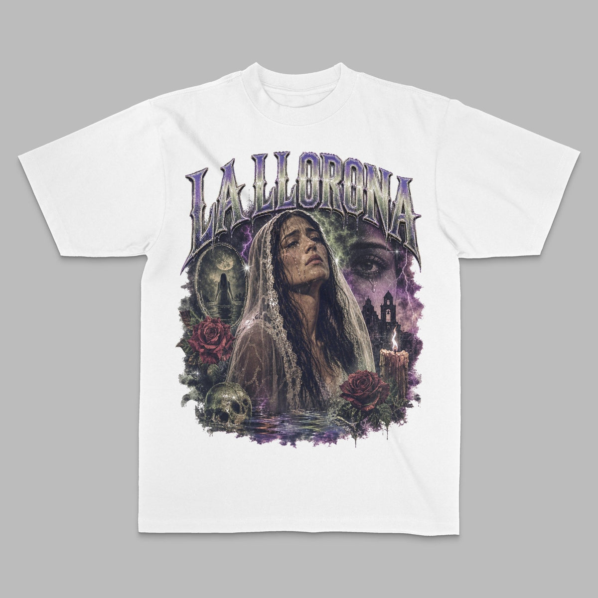 La Llorona Gothic Folklore T-Shirt - Stonk Shark Co.