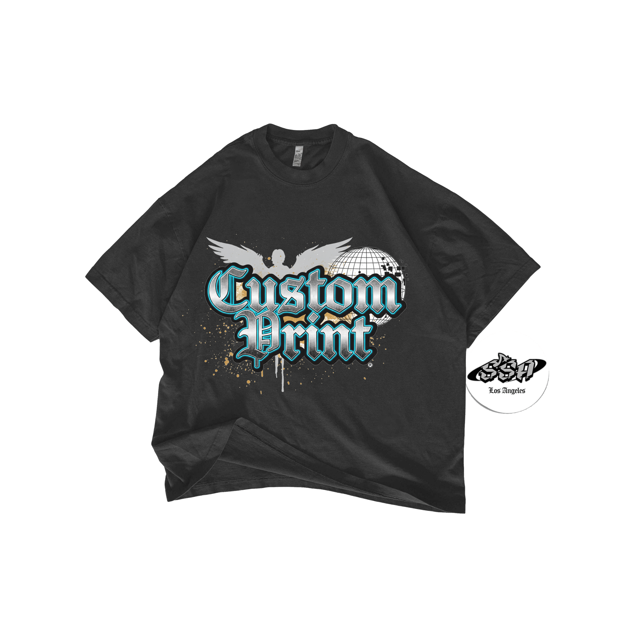 Los Angeles Apparel Custom T Shirt - Upload Your Own Design | LA Apparel - Stonk Shark Co.