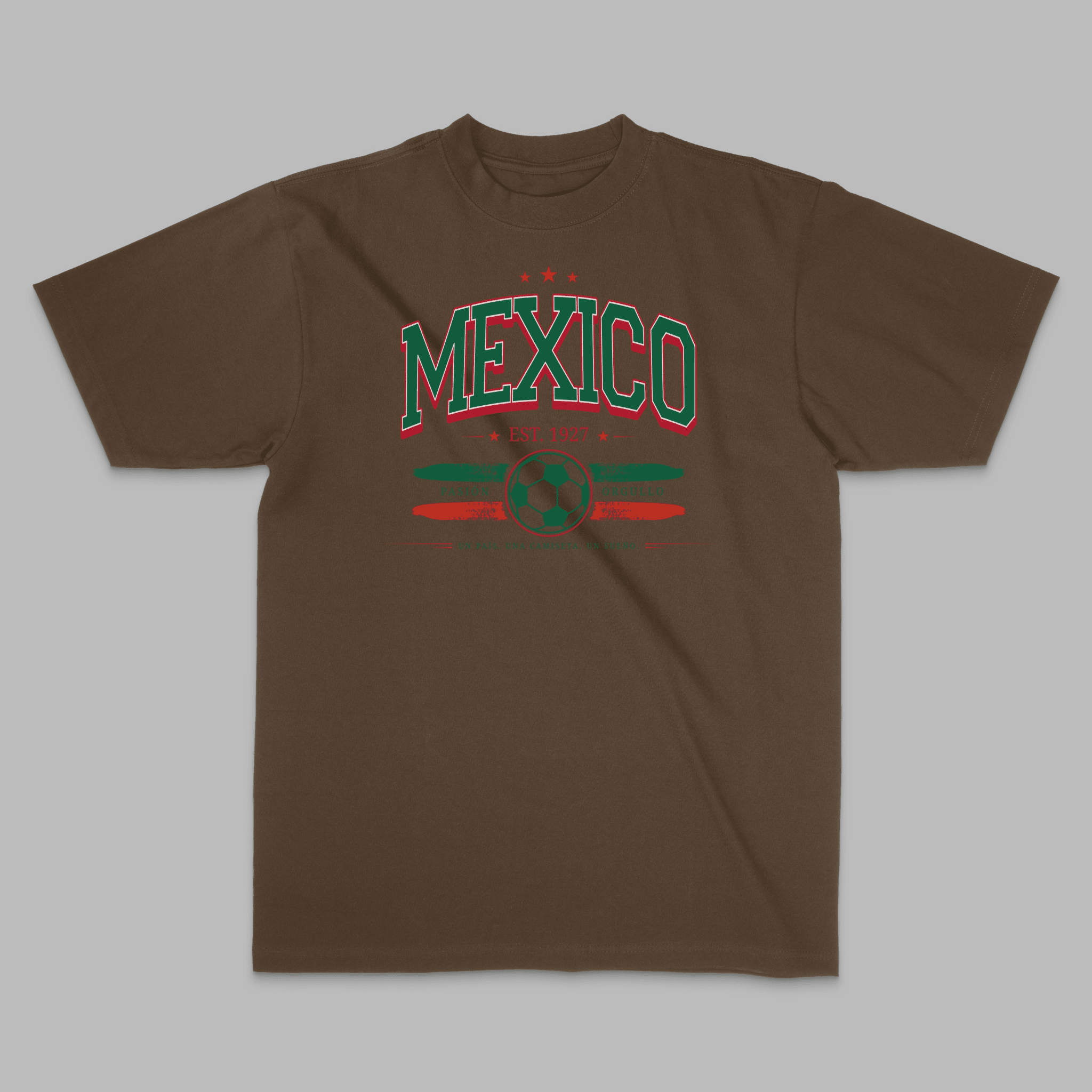 Mexico World Soccer 2026 Pasión y Orgullo Soccer Graphic Tee - Stonk Shark Co.