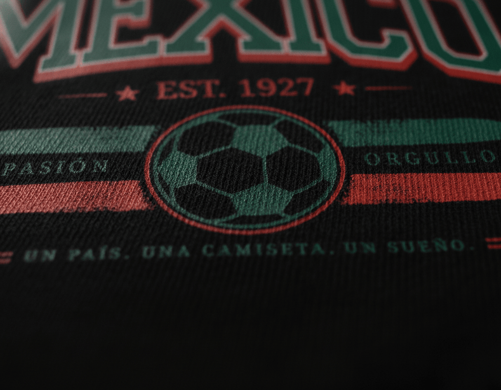 Mexico World Soccer 2026 Pasión y Orgullo Soccer Graphic Tee - Stonk Shark Co.