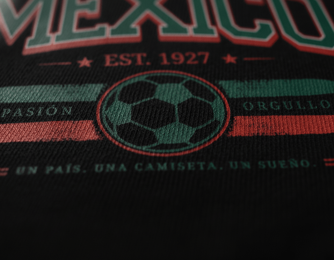 Mexico World Soccer 2026 Pasión y Orgullo Soccer Graphic Tee - Stonk Shark Co.