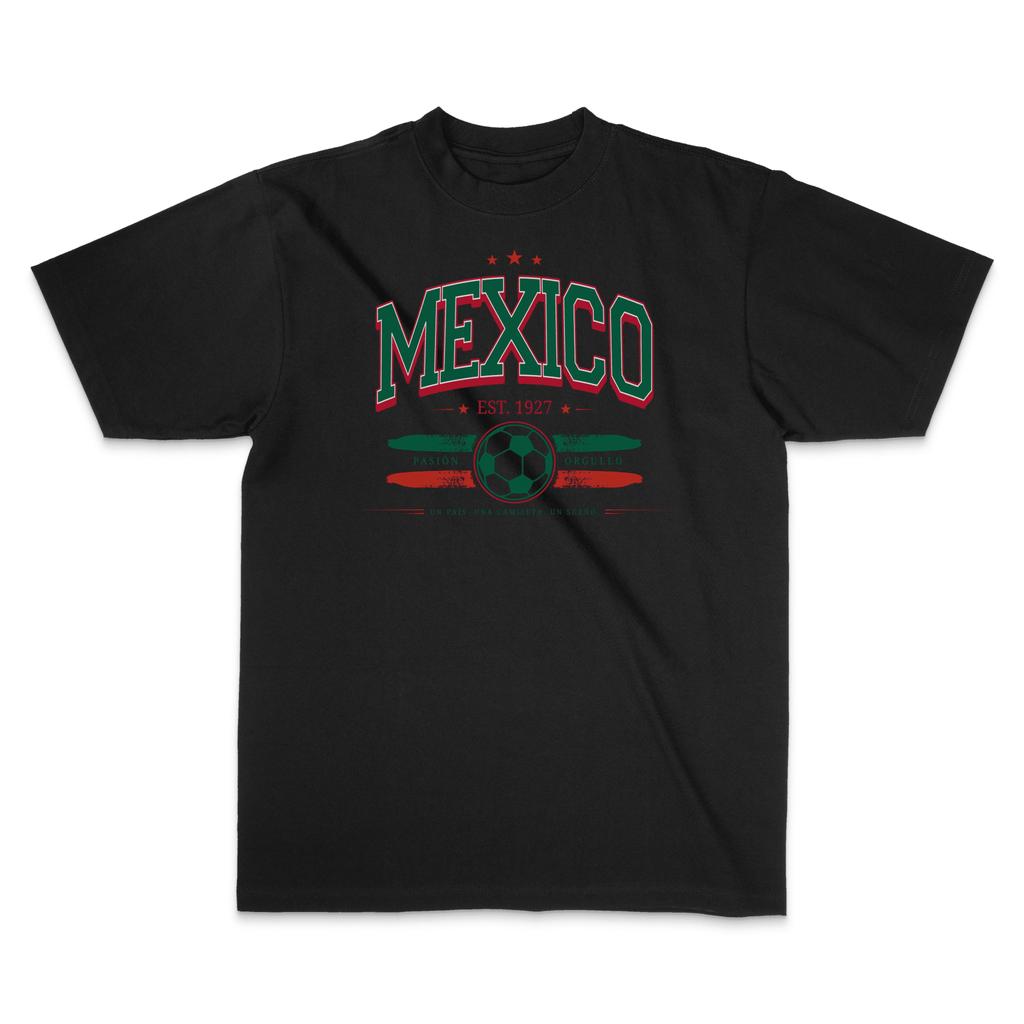 Mexico World Soccer 2026 Pasión y Orgullo Soccer Graphic Tee - Stonk Shark Co.